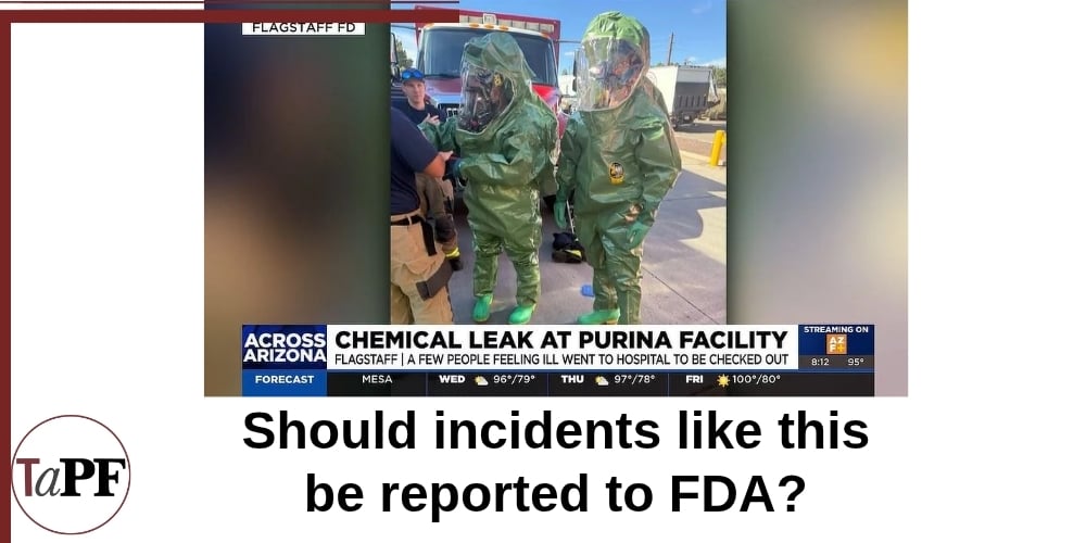 Purina Does Not Disclose What Chemicals Were Involved in a Recent Chemical Leak